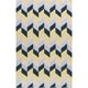preview thumbnail 4 of 29, Hand-Woven Kristy Contemporary Wool Area Rug - 8' x 11' Navy