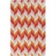 preview thumbnail 13 of 29, Hand-Woven Kristy Contemporary Wool Area Rug - 8' x 11' Orange
