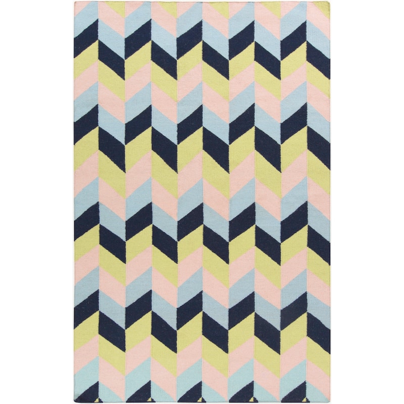 Hand-Woven Kristy Contemporary Wool Area Rug