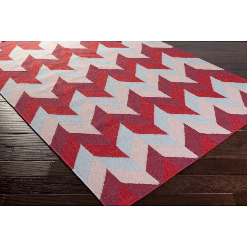 Hand-Woven Kristy Contemporary Wool Area Rug
