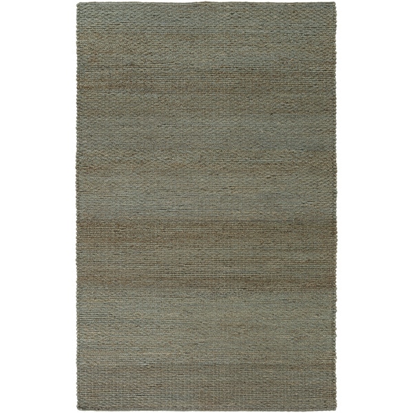 Hand Woven Milagros Solid Pattern Jute Rug (8 x 11)  