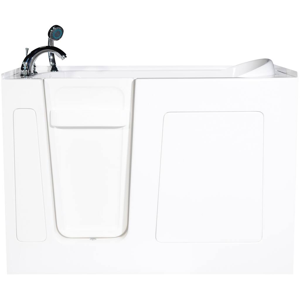 Envy 53-inch Soaker Walk In Bath Tub in White