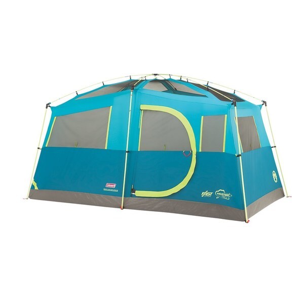 Coleman Tenaya Lake 6-person Fast Pitch Cabin With Cabinets - Bed