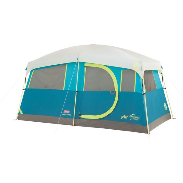 Coleman Tenaya Lake 6-person Fast Pitch Cabin With Cabinets - Bed