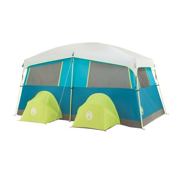 Coleman Tenaya Lake 6-person Fast Pitch Cabin With Cabinets - Bed