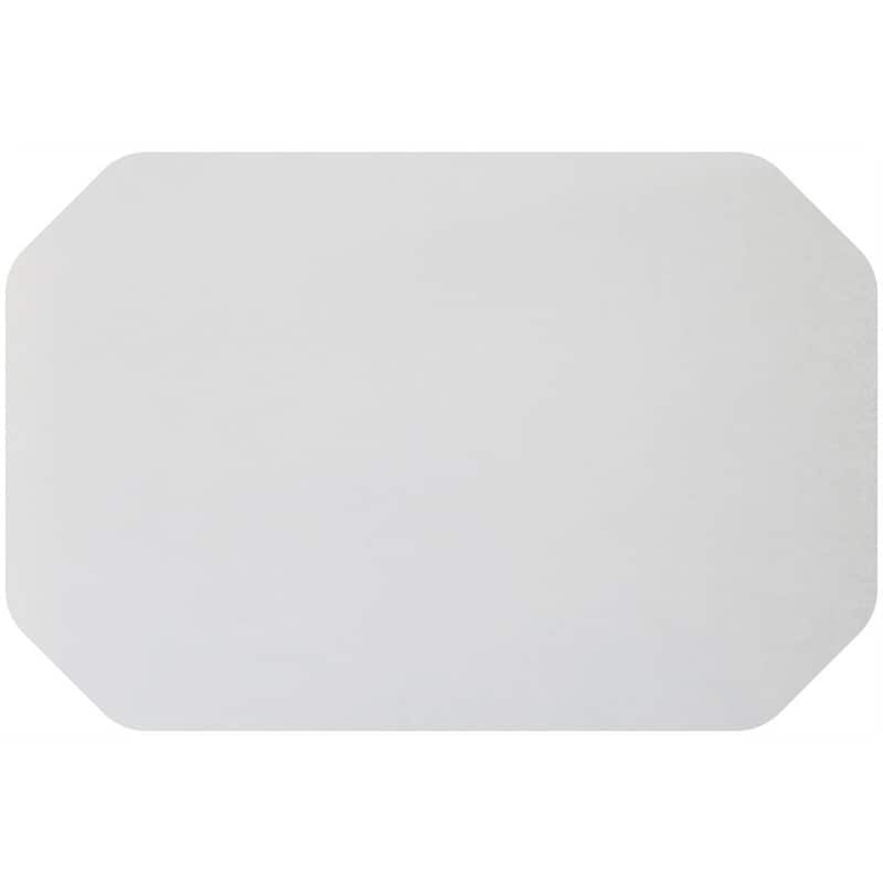 CounterArt Octagonal Clear Acrylic Placemat (Set of 4)