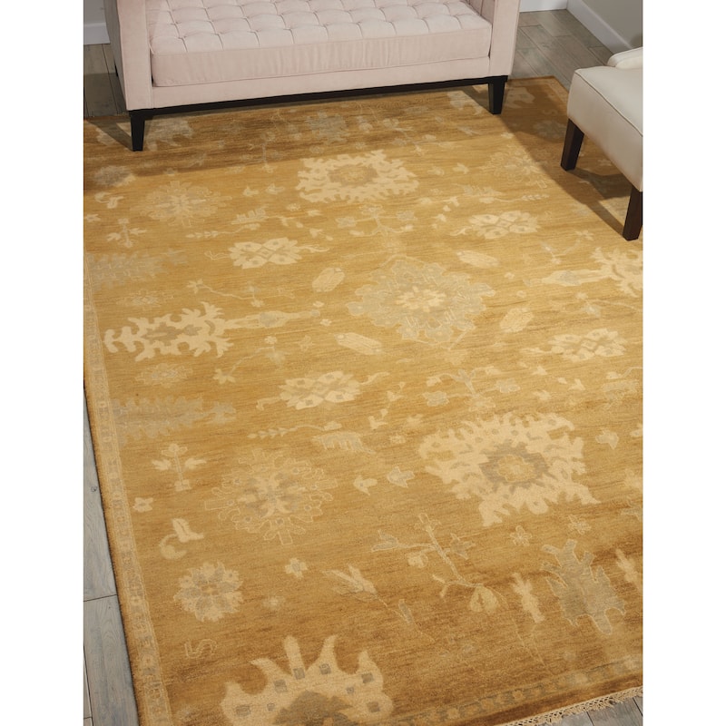 Nourison Grand Estate GRA03 Area Rug - 8'6" x 11'6" - Brown - Rectangle