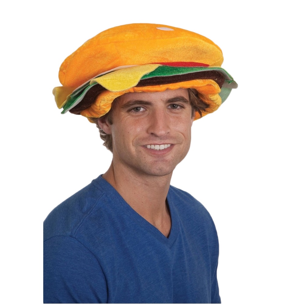 Hamburger Hat Funny Costume Accessory On Sale Overstock 9831226