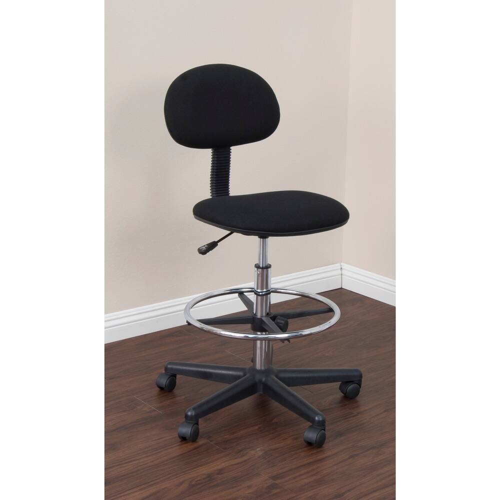 Studio Designs Black Height Adjustable Chair with Foot Ring