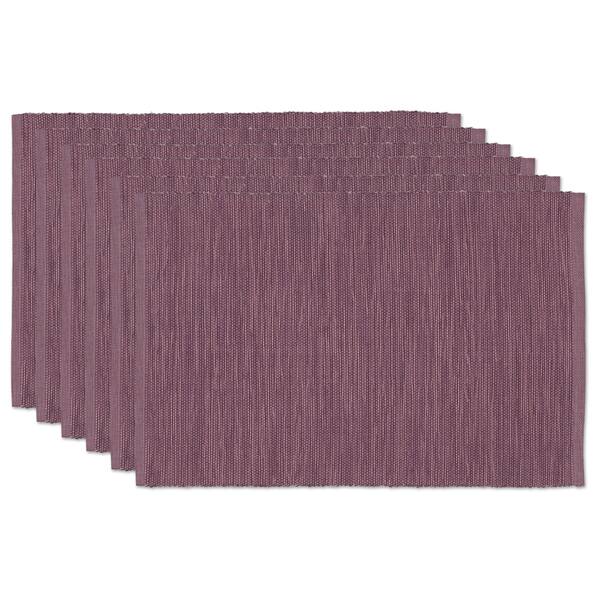 Plum Tonal Placemat (Set of 6) Bed Bath & Beyond 9831229