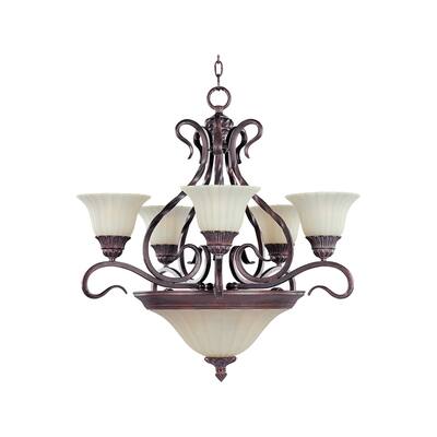 Maxim Lighting Via Roma 7-light Bronze Chandelier