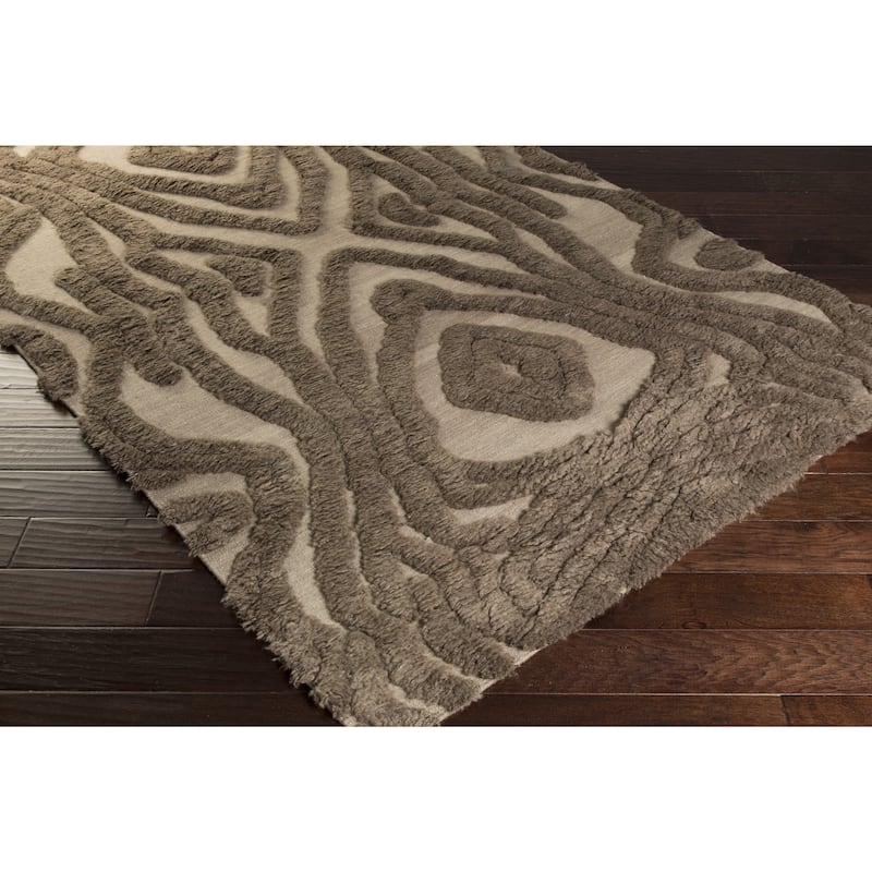 Hand-woven Adriana Abstract Wool Area Rug