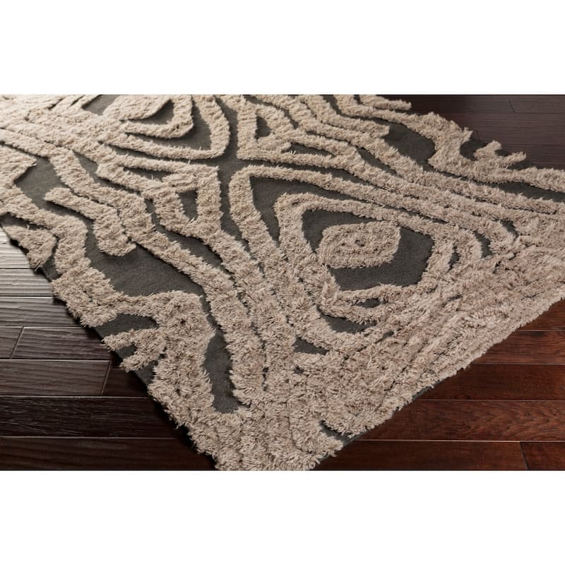 Hand-woven Adriana Abstract Wool Area Rug