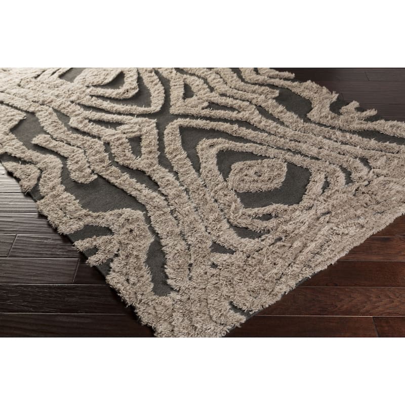 Hand-woven Adriana Abstract Wool Area Rug