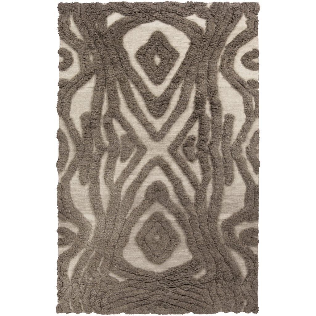 Hand-woven Adriana Abstract Wool Area Rug