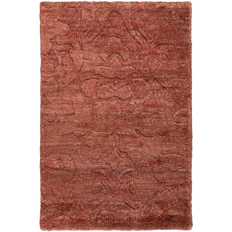Hand-Knotted Sheryl Abstract Pattern Jute Area Rug