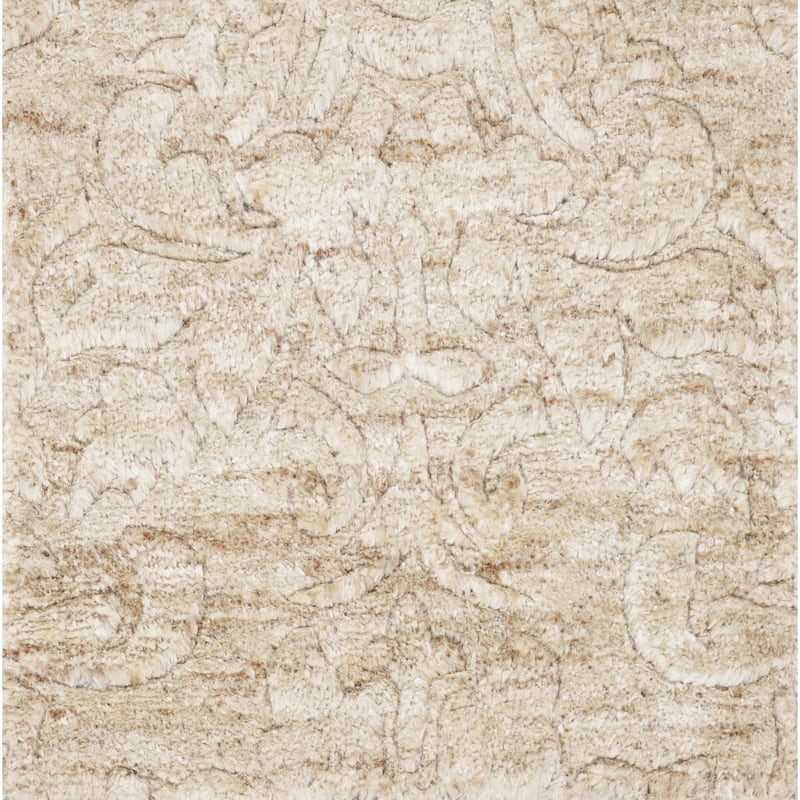 Hand-Knotted Sheryl Abstract Pattern Jute Area Rug