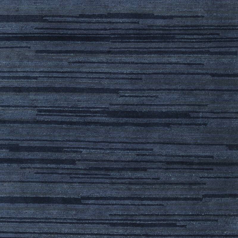 Hand-Knotted Simone Solid Pattern Wool Area Rug