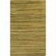 preview thumbnail 15 of 38, Hand-Knotted Simone Solid Pattern Wool Area Rug - 5' x 8' Olive
