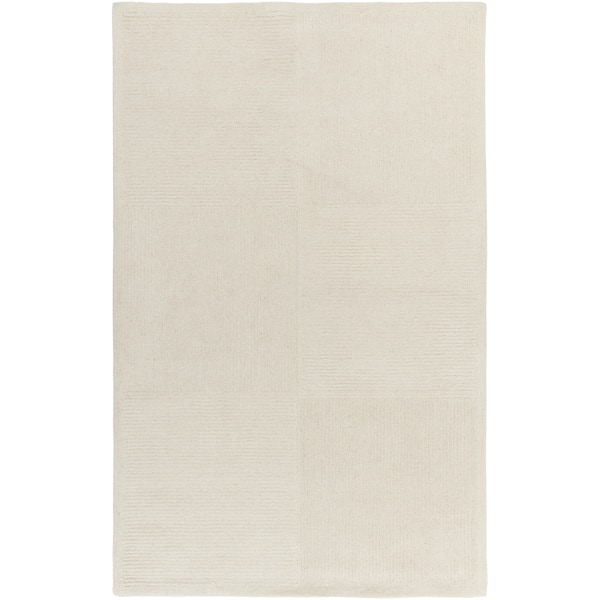 Hand-tufted Hailee Solid Wool Area Rug