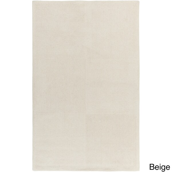 Hand-Tufted Hailee Solid Wool Area Rug
