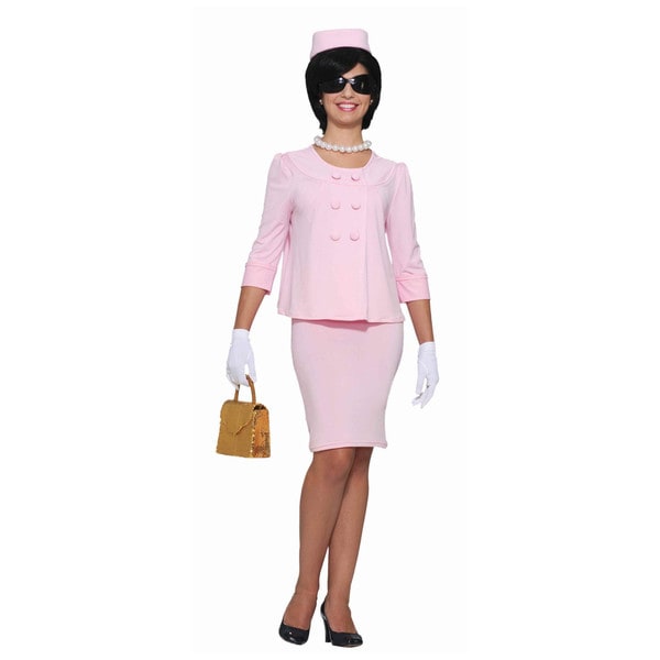 Womens Jackie O Pink Suit Dress Costume   16997589  