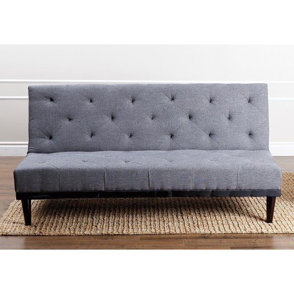 Abbyson Marlene Grey Fabric Futon Sofa Bed Free Shipping Grey Fabric Futon Sofa Bed