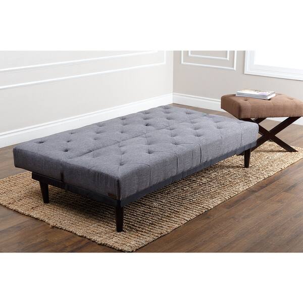 Abbyson Marlene Grey Fabric Futon Sofa Bed Free Abbyson Marlene Grey Fabric Futon Sofa Bed Free