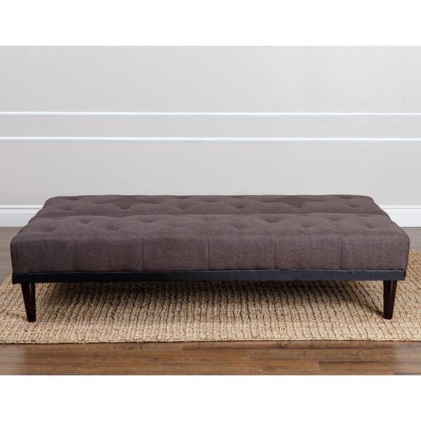 Abbyson Marlene Brown Fabric Futon Sofa Bed Fabric Futon Sofa Bed