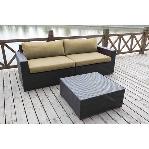 Wicker Chairs Home Goods Discover Our Best Deals At Andover 3 Piece Deep Seating Sofa And Coffee Table