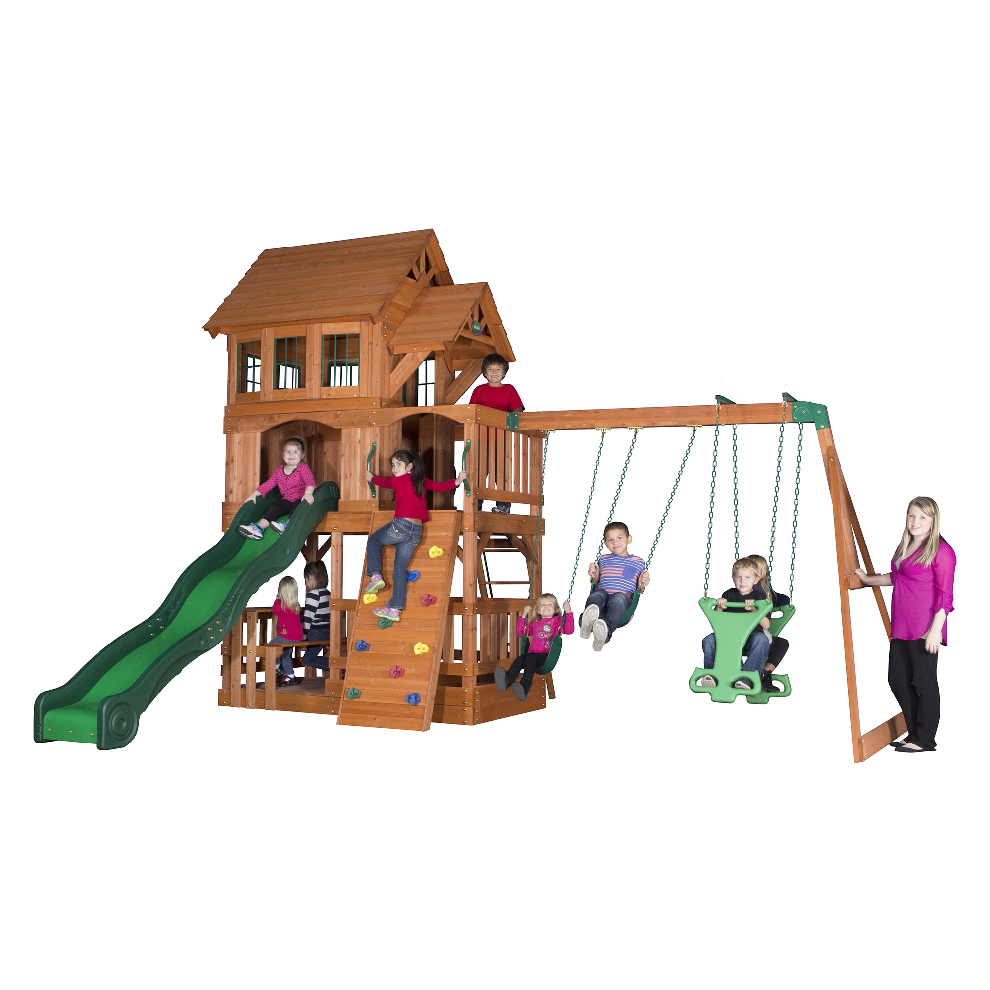 prairie ridge wooden swing set