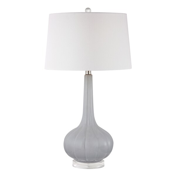 Dimond Pastel Blue 1-light Fluted Ceramic Table