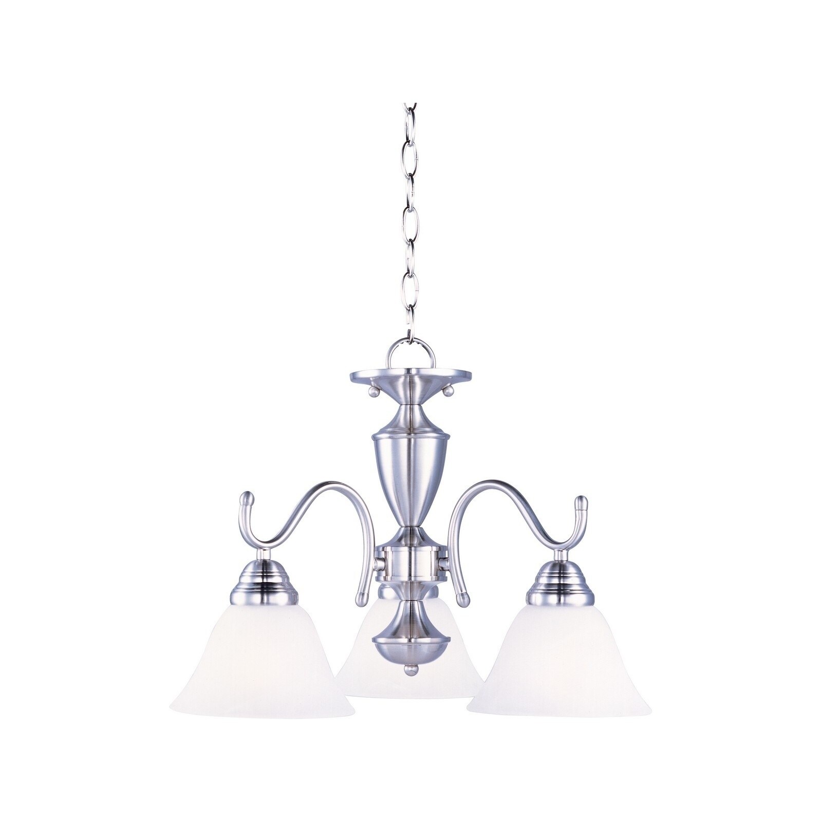 Maxim Newport Chrome 3-light Chandelier (Newport 3-Light Chandelier) - Chandeliers For Bedrooms by Overstock.com