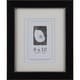 preview thumbnail 1 of 3, Clean Cut Picture Frame (8-inches x 10-inches) Black