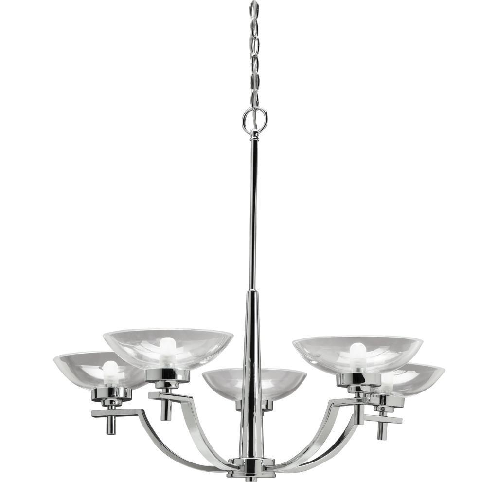 Kichler Lighting Contemporary 5-light Chrome Chandelier - Chandeliers For Bedrooms by Overstock.com
