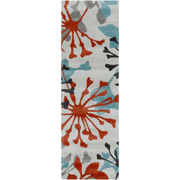 Hand-Tufted Elaina Contemporary Area Rug (2'6 x 8') - 2'6 x 8'