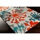 preview thumbnail 3 of 5, Hand-Tufted Elaina Floral Area Rug - 8' x 11' - 8' x 11'