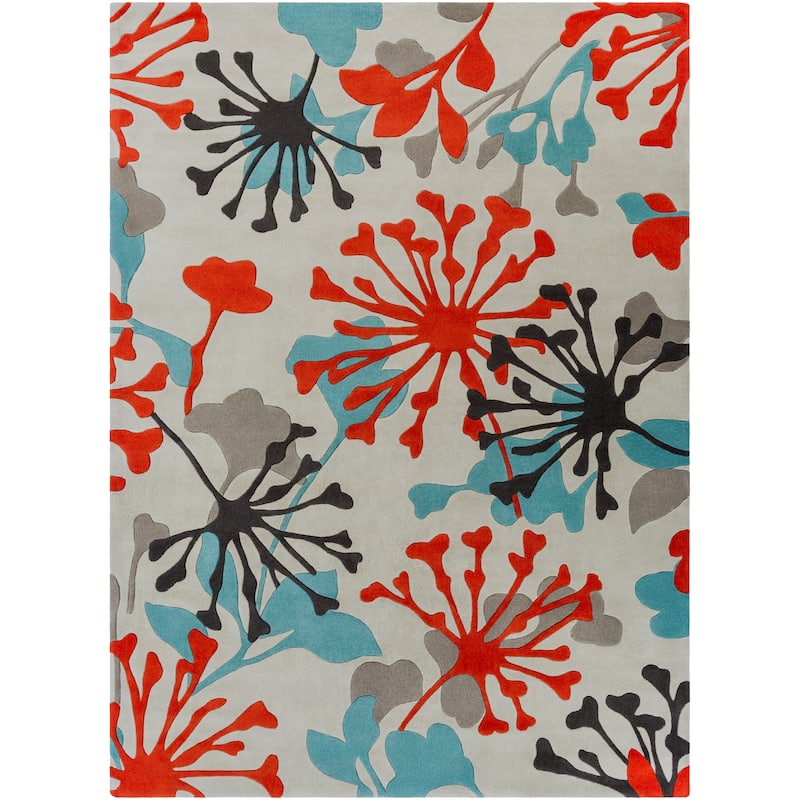 Hand-Tufted Elaina Floral Area Rug - 8' x 11' - 8' x 11'