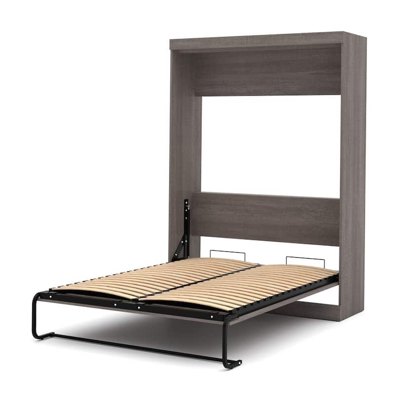 Bestar Nebula Full Murphy Bed with Storage, Wall Bed for Guest Room