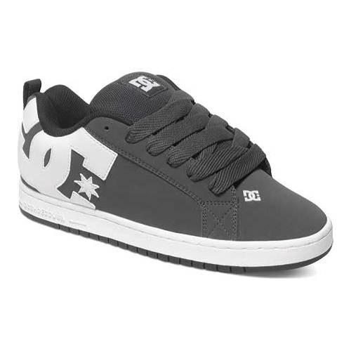 Men's DC Shoes Court Graffik Grey/White - Free Shipping On Orders Over ...