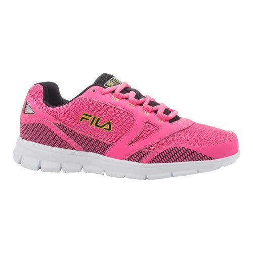 neon pink fila sneakers