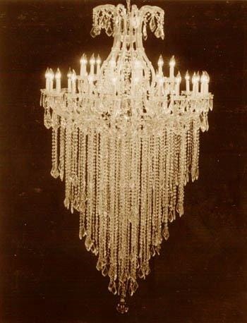 Large Entryway/Foyer Maria Theresa Chandelier Crystal Empress With 25 Lights - Chandeliers For Bedrooms by Overstock.com