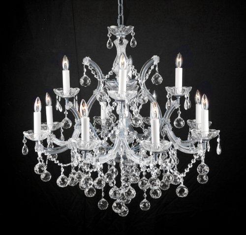 New Lighting Chandelier Lighting With Faceted Crystal Balls