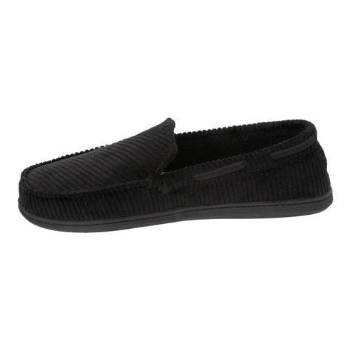 black corduroy slippers