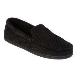 black corduroy slippers