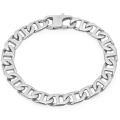 Oxford Ivy Men's Stainless Steel Chain Link Bracelet 8 1/2 inches