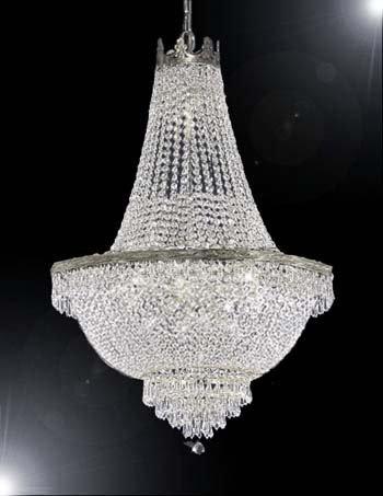 French Empire Crystal Chandelier Lighting H50 W40 - Chandeliers For Bedrooms by Overstock.com