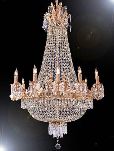 French Empire Crystal Chandelier Lighting 12 Lights