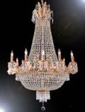 French Empire Crystal Chandelier Lighting 12 Lights