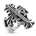 Celtic Cross Cast Stainless Steel Ring